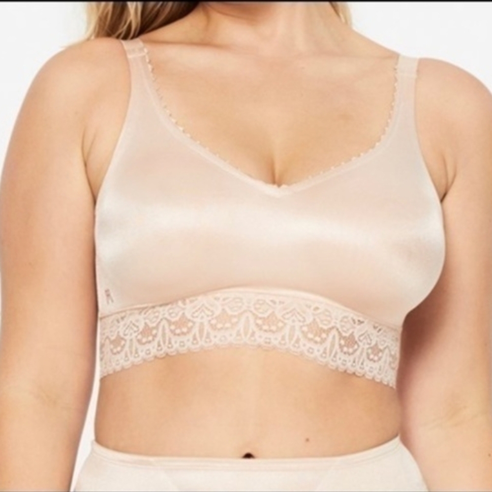 🆕️Size 34 Ruby Ribbon 🎀  Lace Demiette NEW Pale